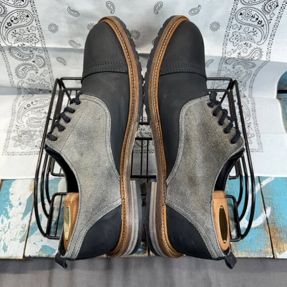 All Saints Jacks Place Portugal Men\'s Sz. 10.5M/ 44 EU Captoe Leather Oxford EUC main image 5